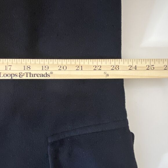 Lanzetti Blue Pure Cashmere Long Lined Winter Elegant Tailored Workcore Coat - Picture 6 of 13